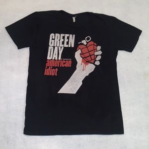 Green Day Presents American idiot T-shirt black no tag size